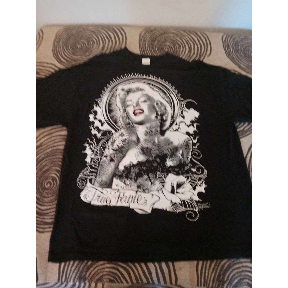 Bernard of Hollywood True Fame Tattooed Marilyn Monroe T-Shirt - Size 2X